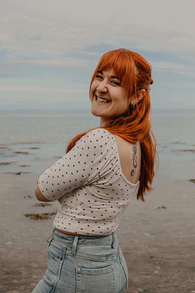 Portrait am Strand